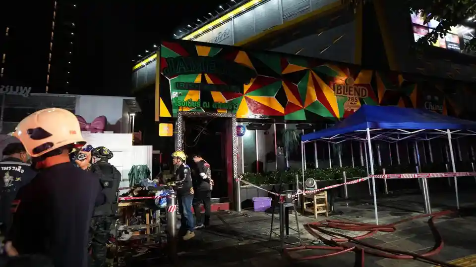 Bangkok pub fire kills at least 27, officials confirm